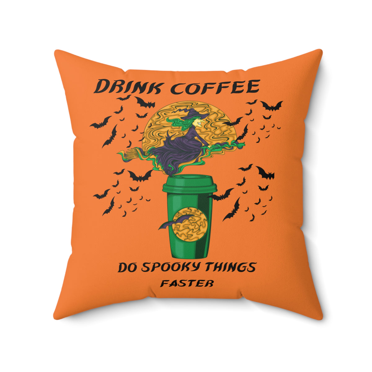 Drink Coffee Spooky Faster-Crusta