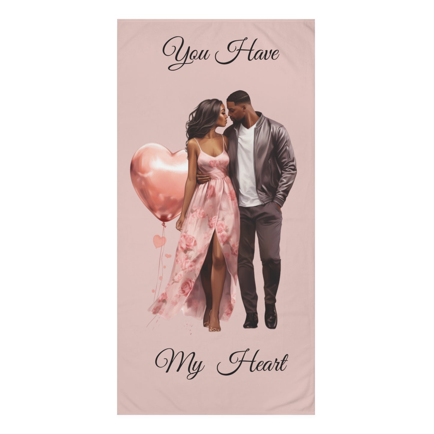 You Have My Heart-Mink-Cotton Towel