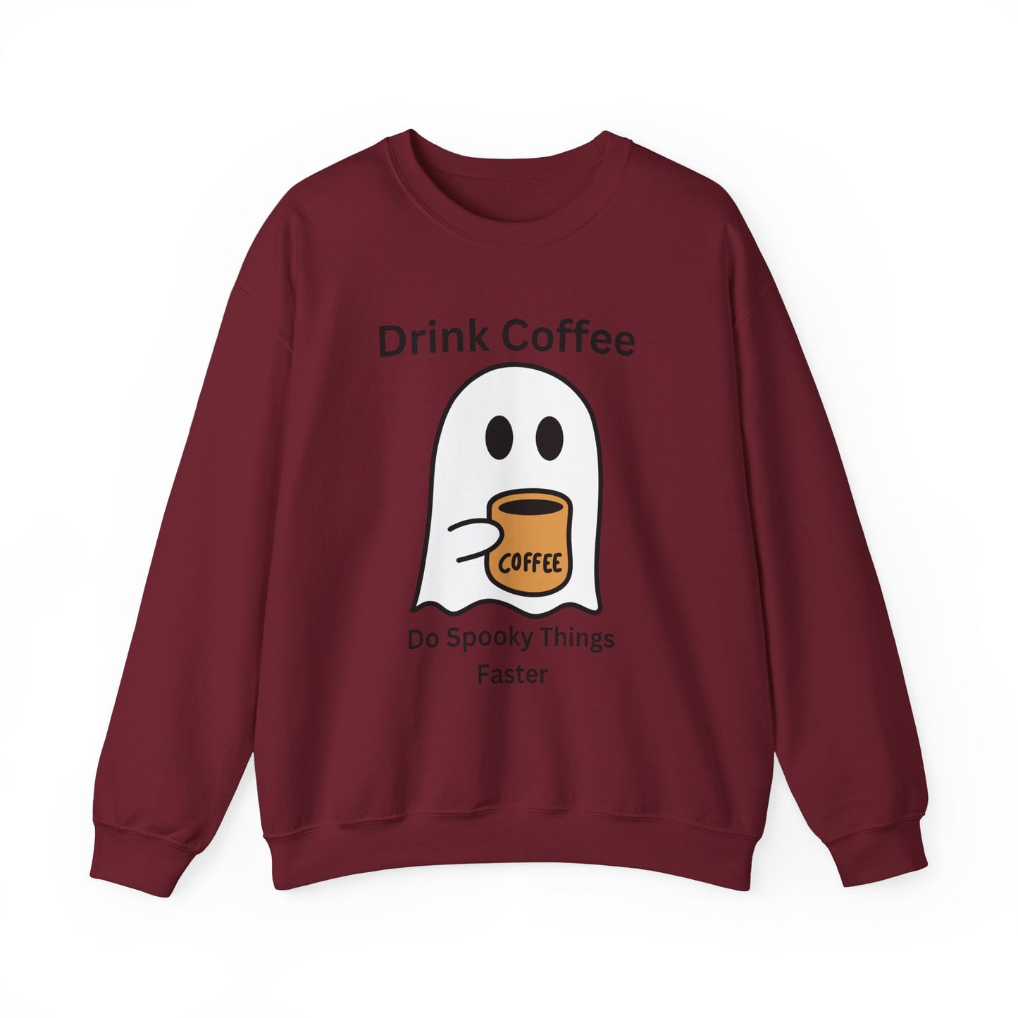 Boo Drink Coffee-Ghost-Sweatshirt