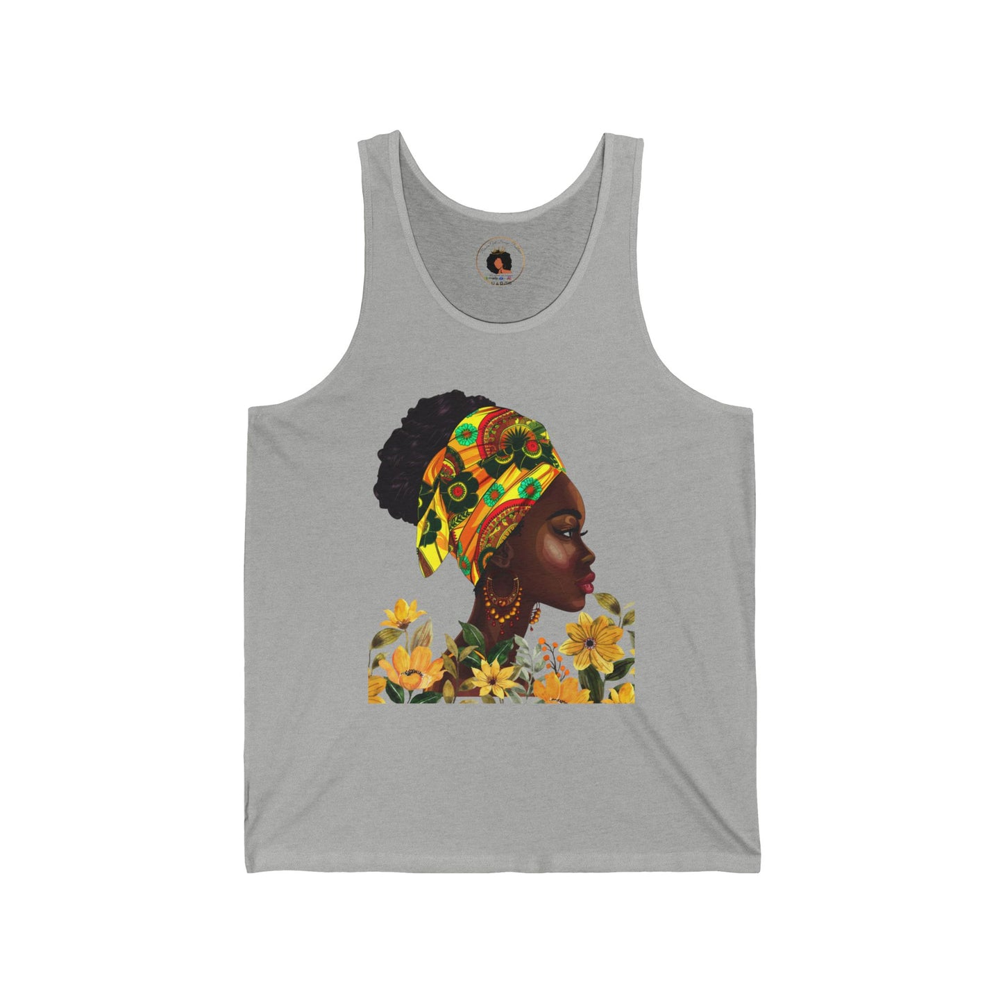 Queen Sunflower Unisex Jersey Tank
