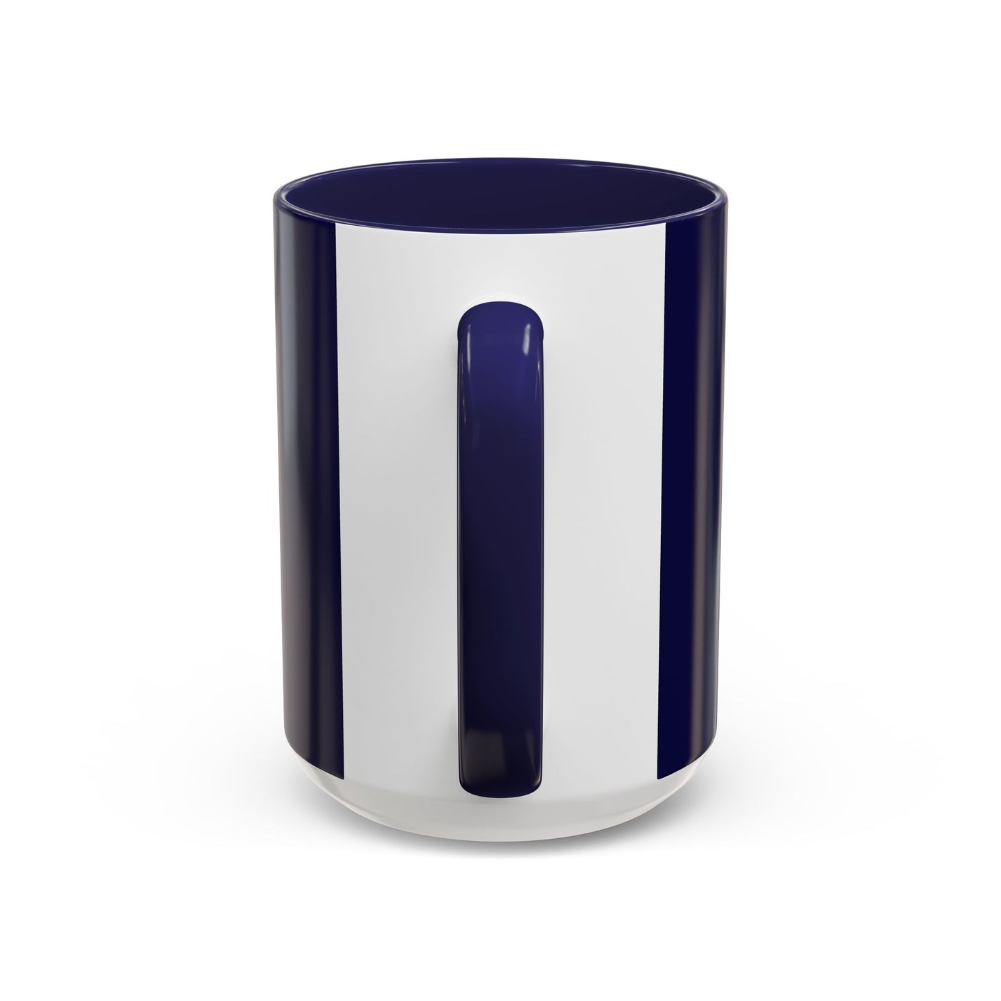 Bougie Mama Accent Coffee Mug (Navy) — Gold Script Mother's Day Gift (11/15 oz)