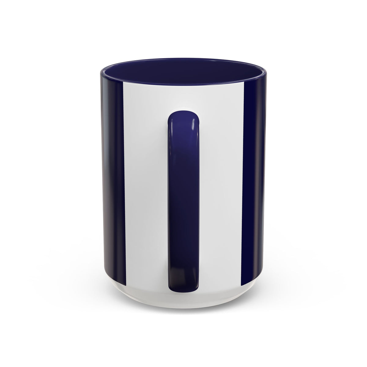 Bougie Mama Accent Coffee Mug (Navy) — Gold Script Mother's Day Gift (11/15 oz)
