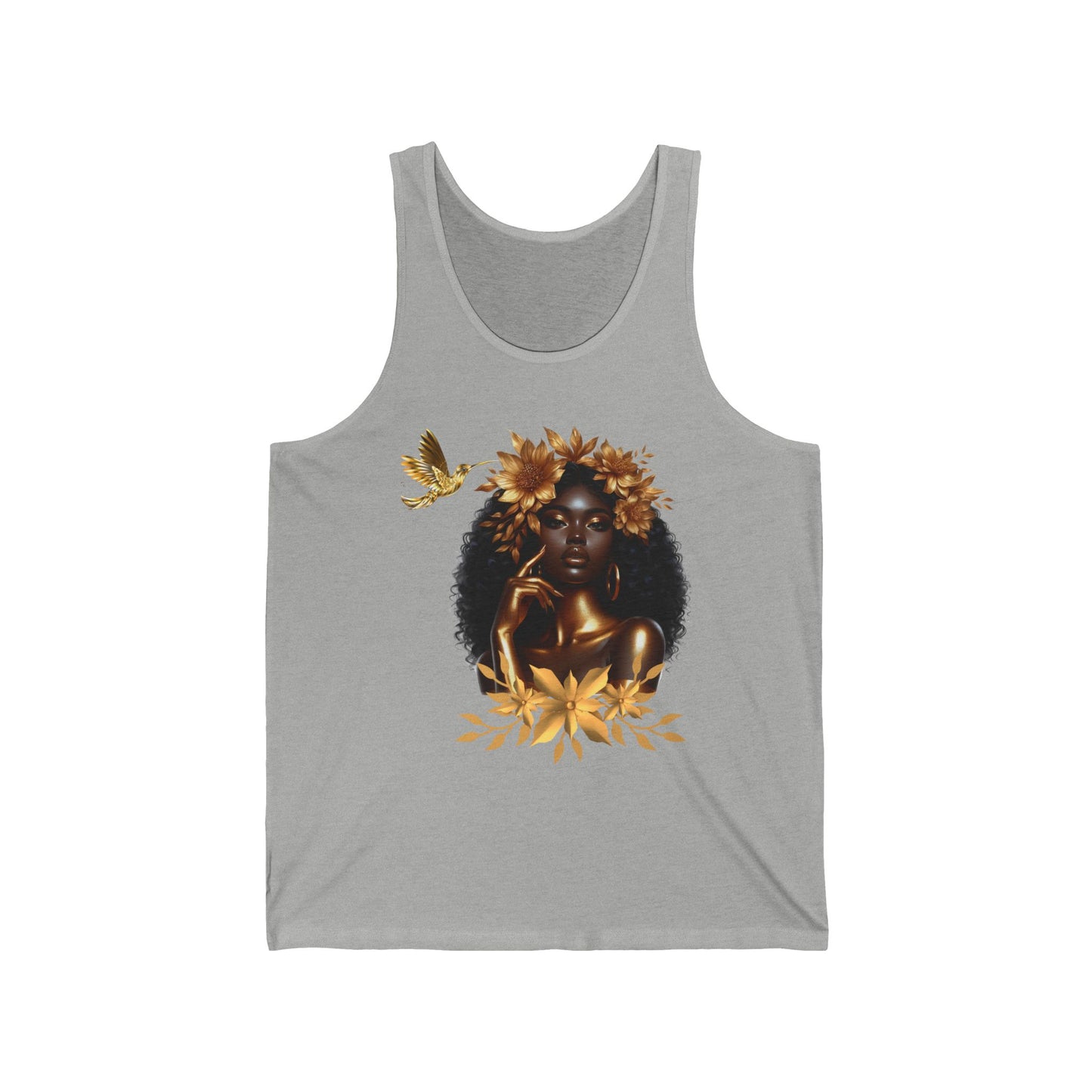 Queen Hummingbird Unisex Jersey Tank Top