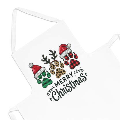Merry Christmas Paws-White