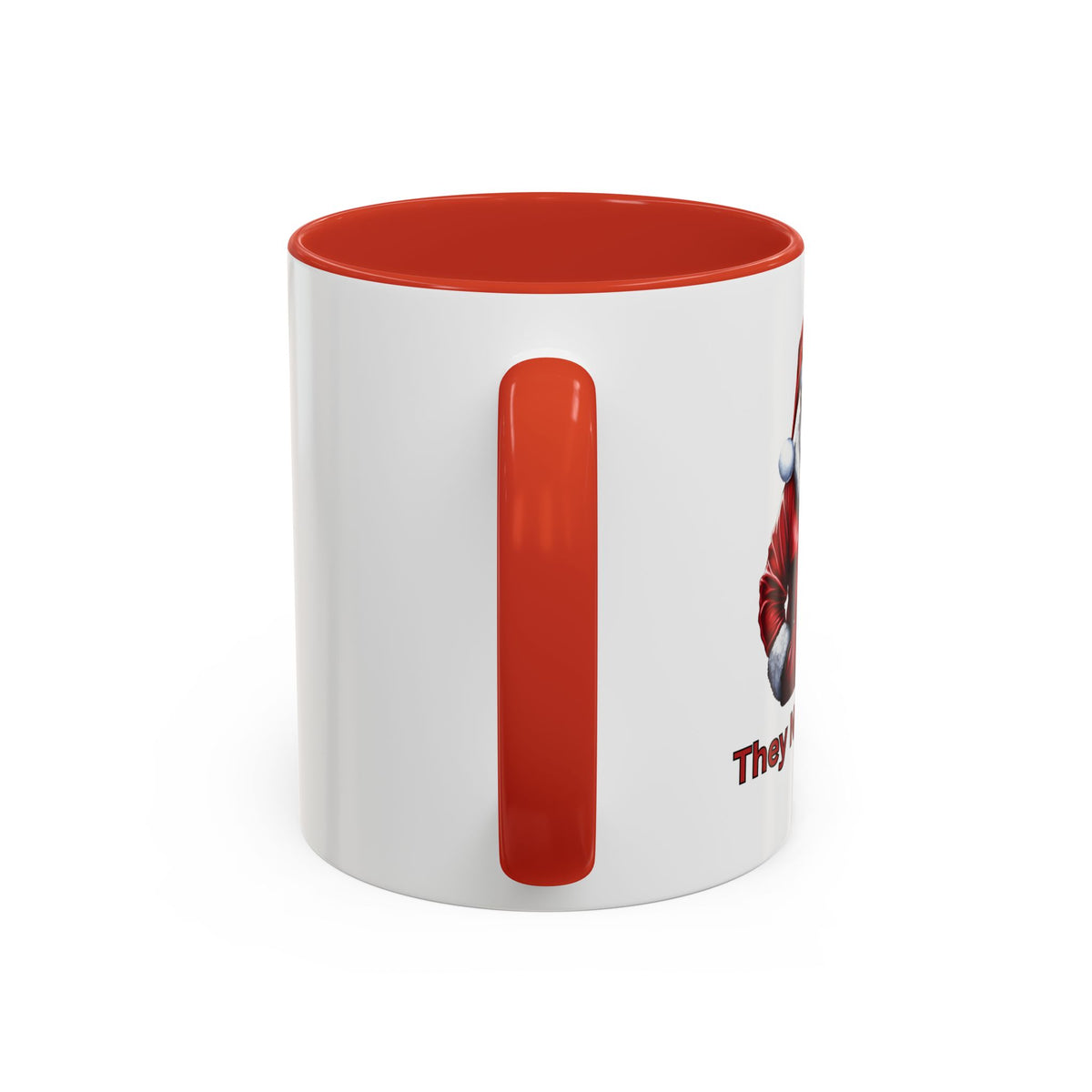 They Not Like Us-Accent Coffee Mug (11, 15oz) (Black)