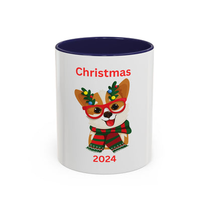 Dog with glasses lights