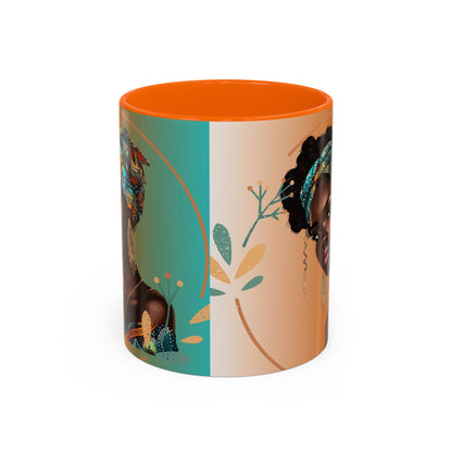 Queen Teal Accent Coffee Mug |  11oz & 15oz
