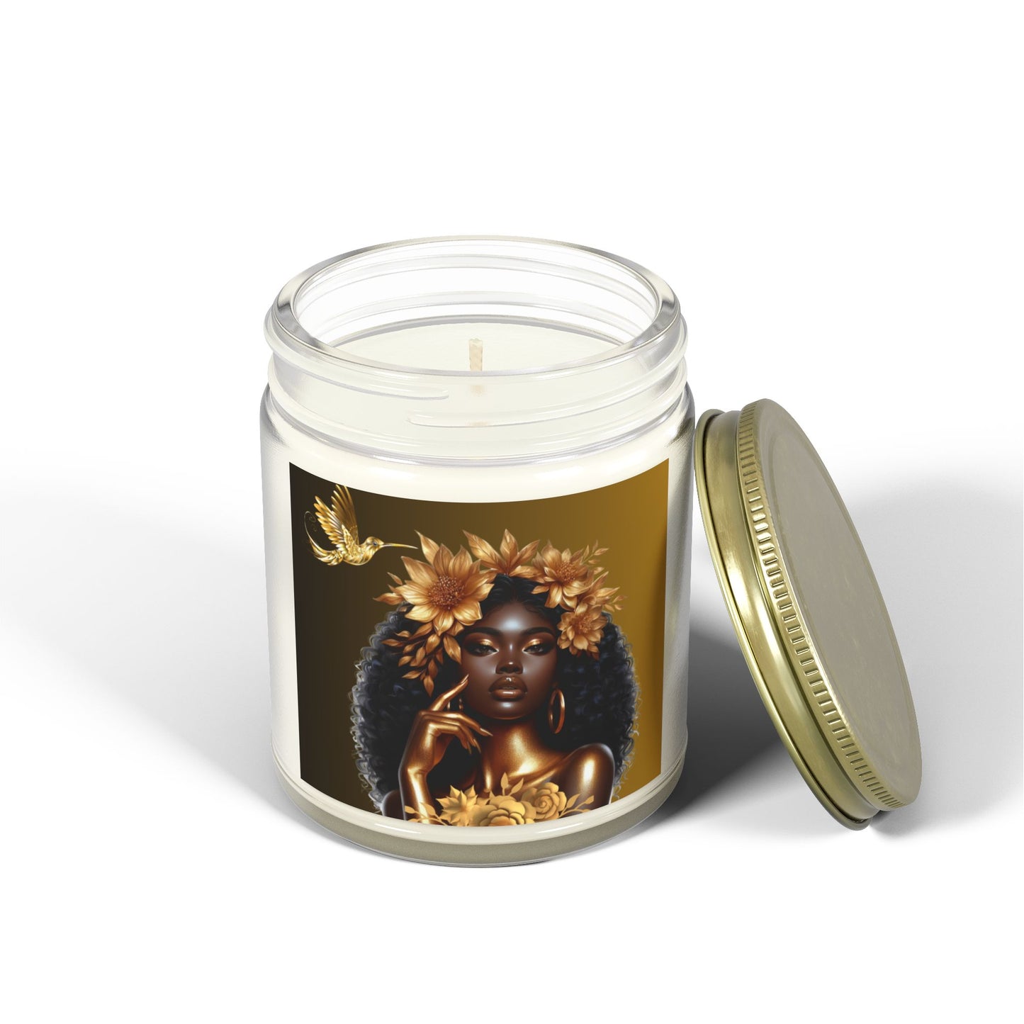 Hummingbird-Scented Candles, Coconut Apricot Wax (4oz, 9oz)