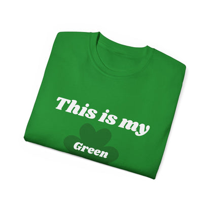 St. Patrick's 'This Is My Green Shirt' T-Shirt 2- Shamrock Holiday Tee