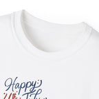 Fourth of July Fireworks Tee — "Happy 4th July" Patriotic Rocket T-Shirt