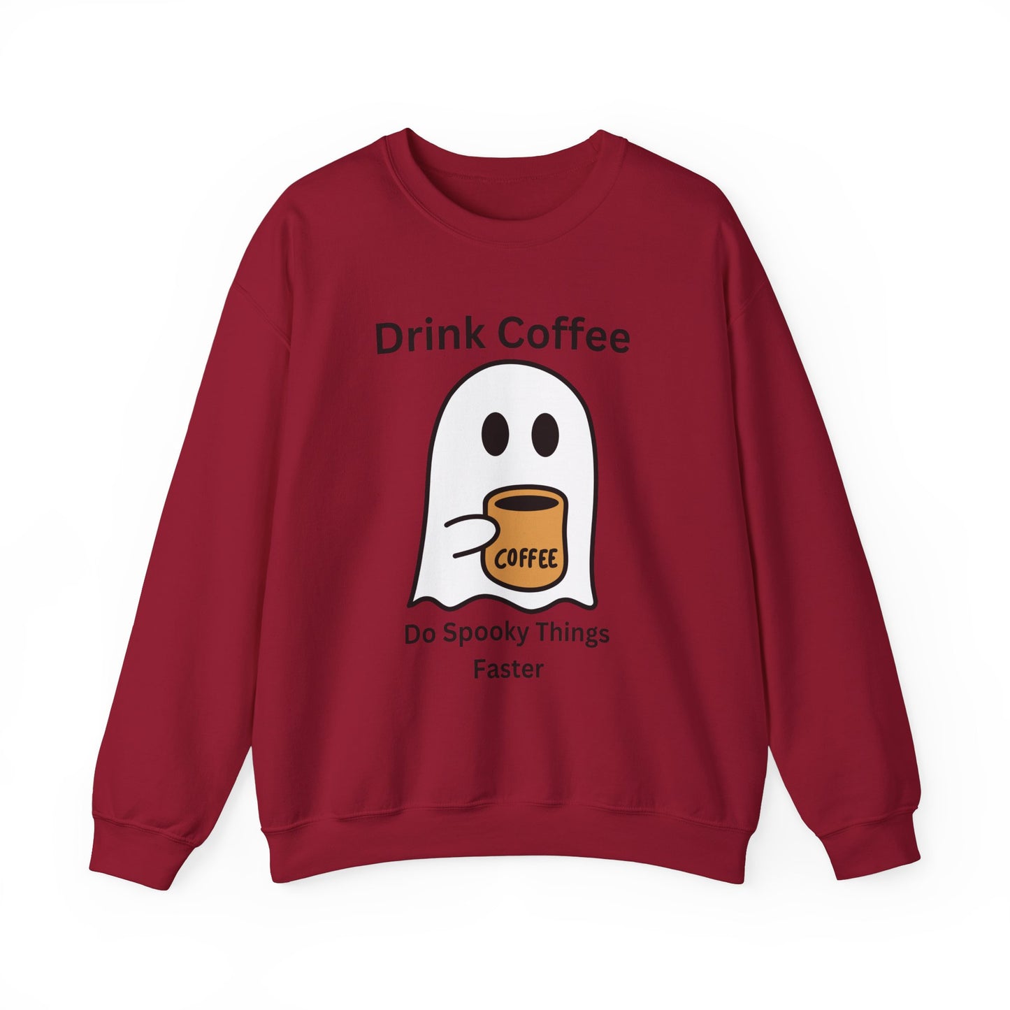 Boo Drink Coffee-Ghost-Sweatshirt