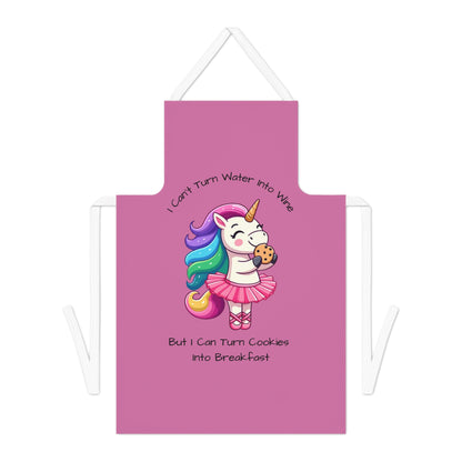 Cookies Into Breakfast-Adult Apron (AOP) (Lt Pink)