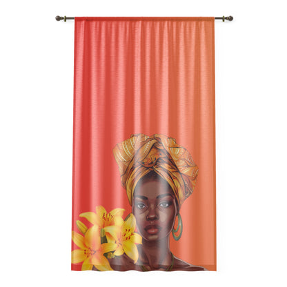 Queen Lily Window Curtain