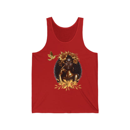 Queen Hummingbird Unisex Jersey Tank Top