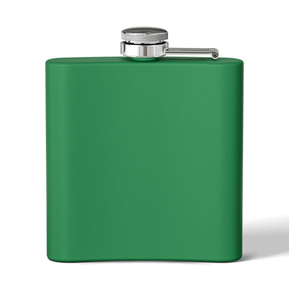 "Father Husband Provider Hero" 6oz Stainless Steel Flask- Gift for Dad