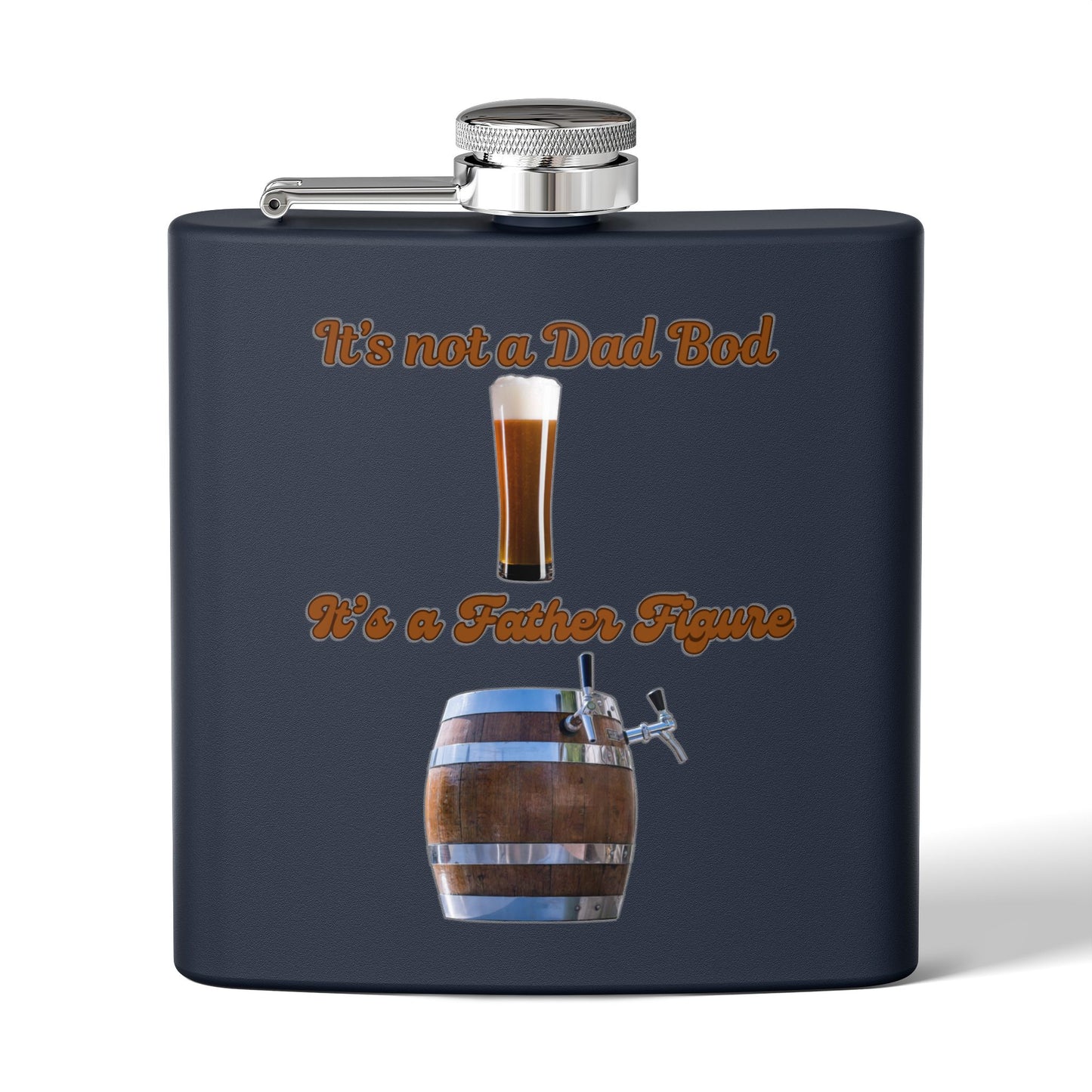 Stainless Dad Bod 2 steel Flask