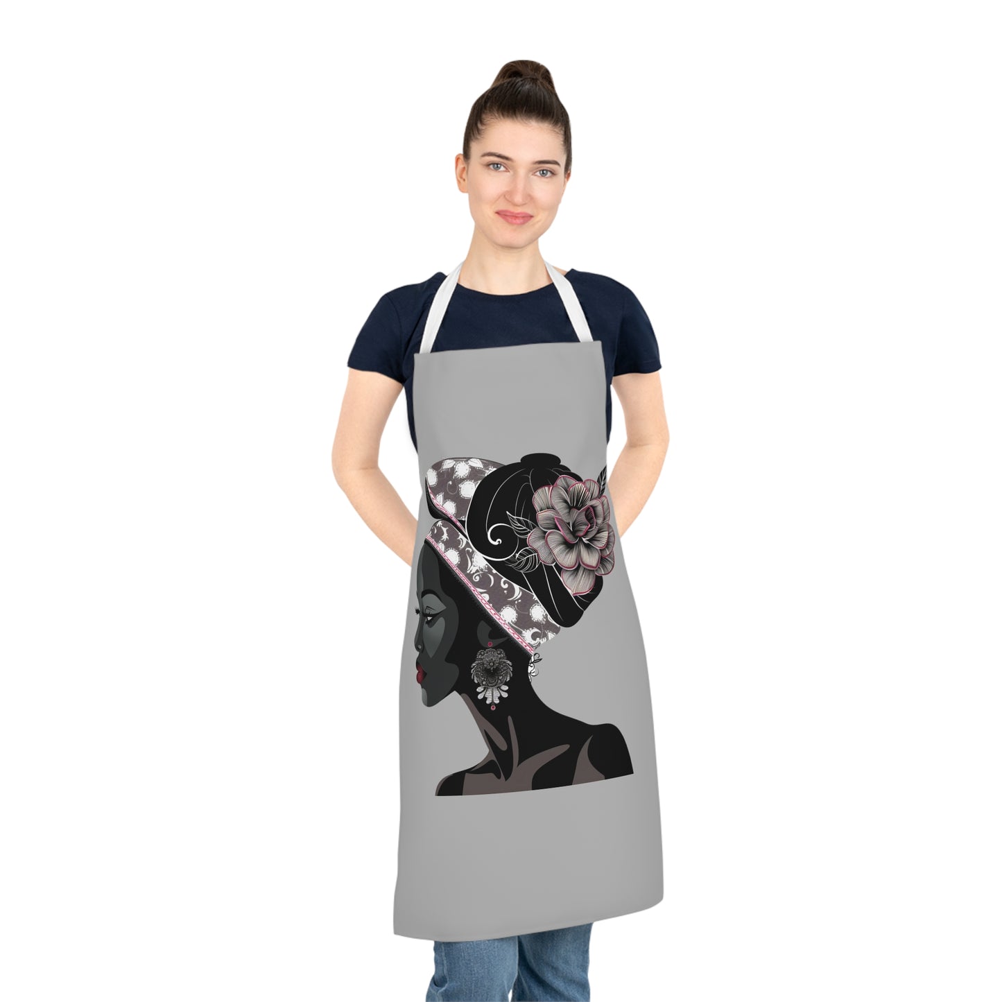 Black Queen 3-Adult Apron (AOP)