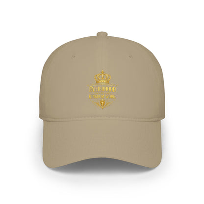 Fatherhood Crown Baseball Cap — "Fatherhood: Kingdom Work" Embroidered Dad Hat