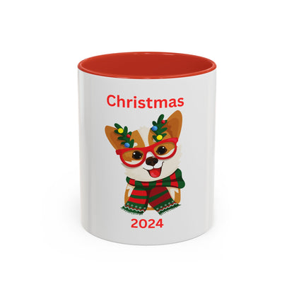 Dog with glasses lights