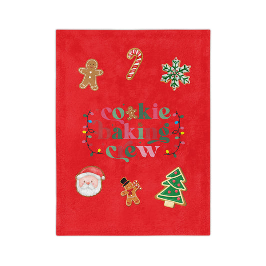 Baking Crew-2 Velveteen Microfiber Blanket (Red)