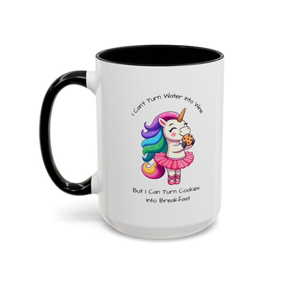 Cookies For Breakfast-Accent Coffee Mug (11, 15oz) (Lt Blue)