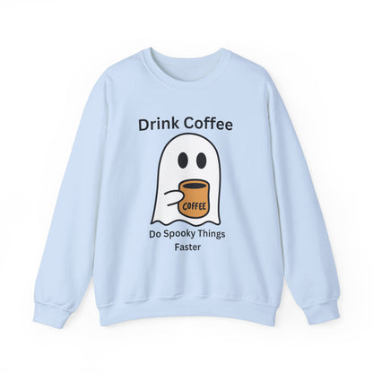Boo Drink Coffee-Ghost-Sweatshirt