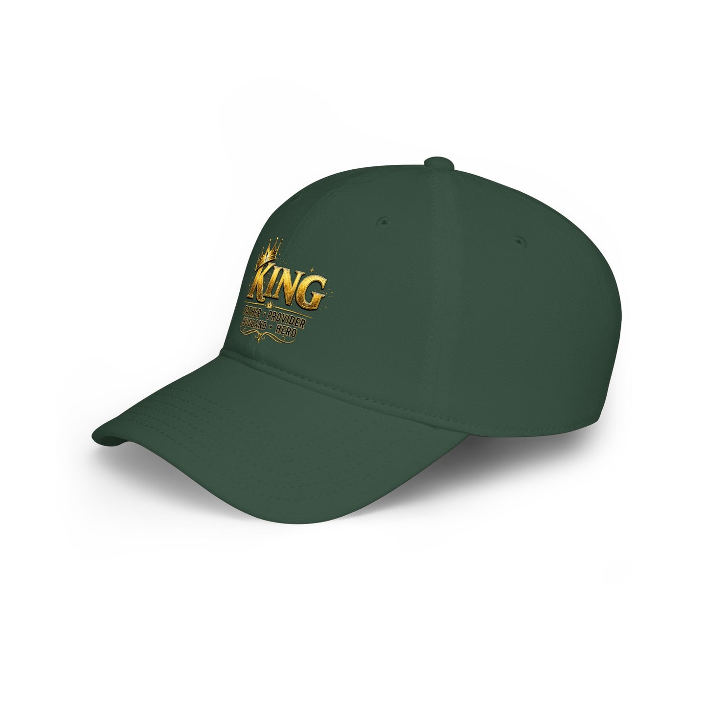 King, Father, Husband, Provider, Hero Crown Baseball Cap