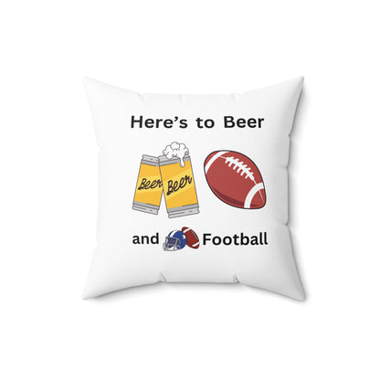 Here's to beer and football