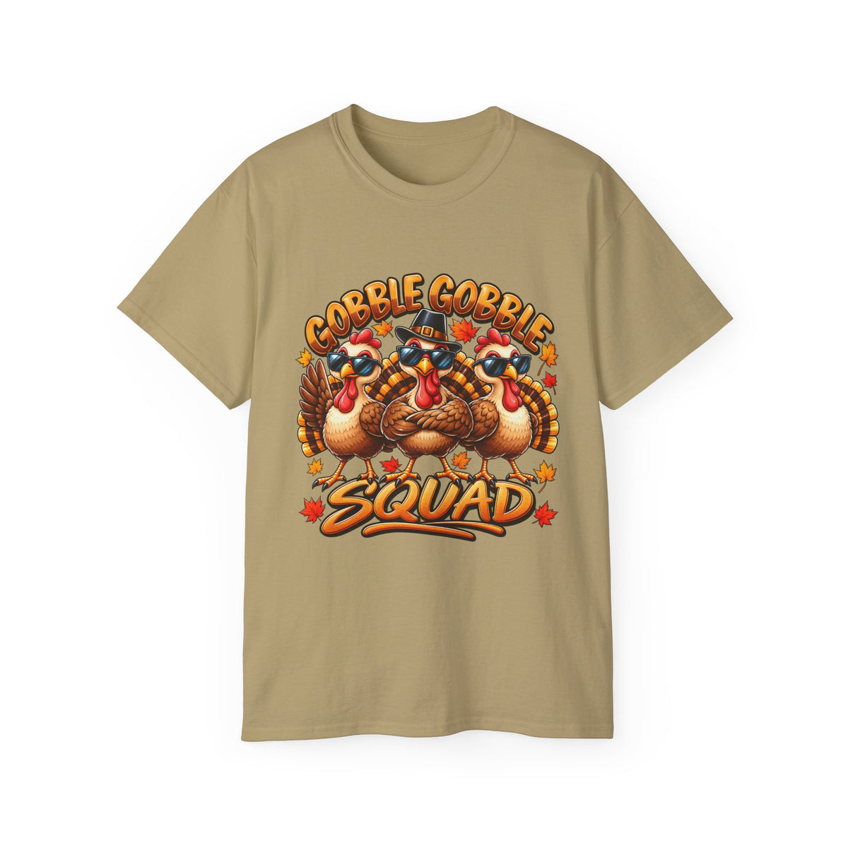 Gobble Gobble Squad Tee — Funny Thanksgiving Turkey Shirt