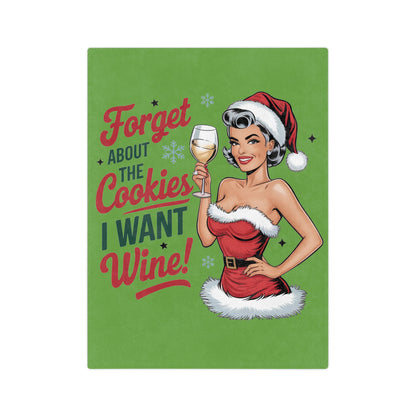 Forget About The Cookies-Velveteen Microfiber Blanket (Lt Green)