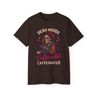 Dead Inside But Caffeinated Tee, Image 3
