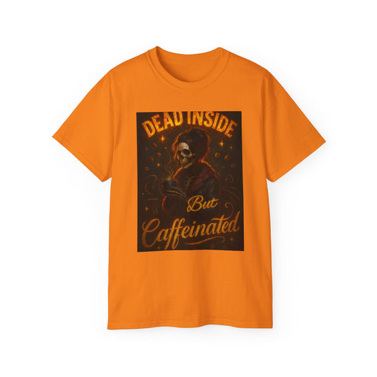 Dead Inside But Caffeinated Tee, Image 2