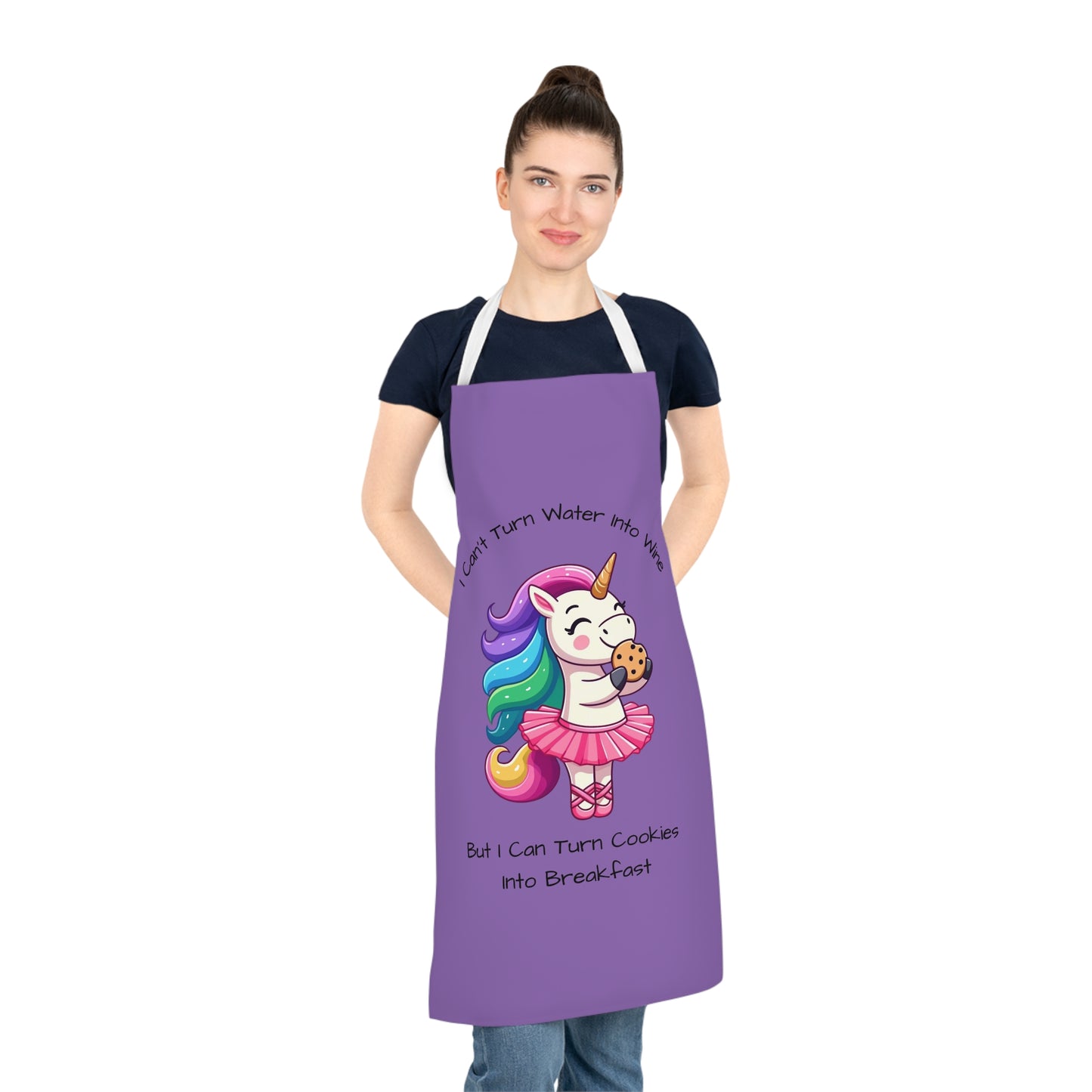Forget About The Cookies-Adult Apron (AOP) (Lt Purple)