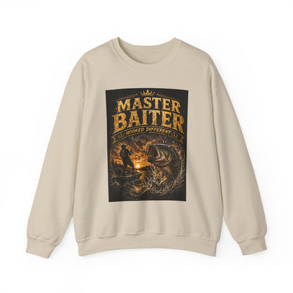 Master Baiter Fishing Sweatshirt – Vintage Angler Crewneck Gift