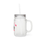 When Somebody Loves You Back Mason Jar with Straw - Adorable Couple Design for Weddings & Anniversaries