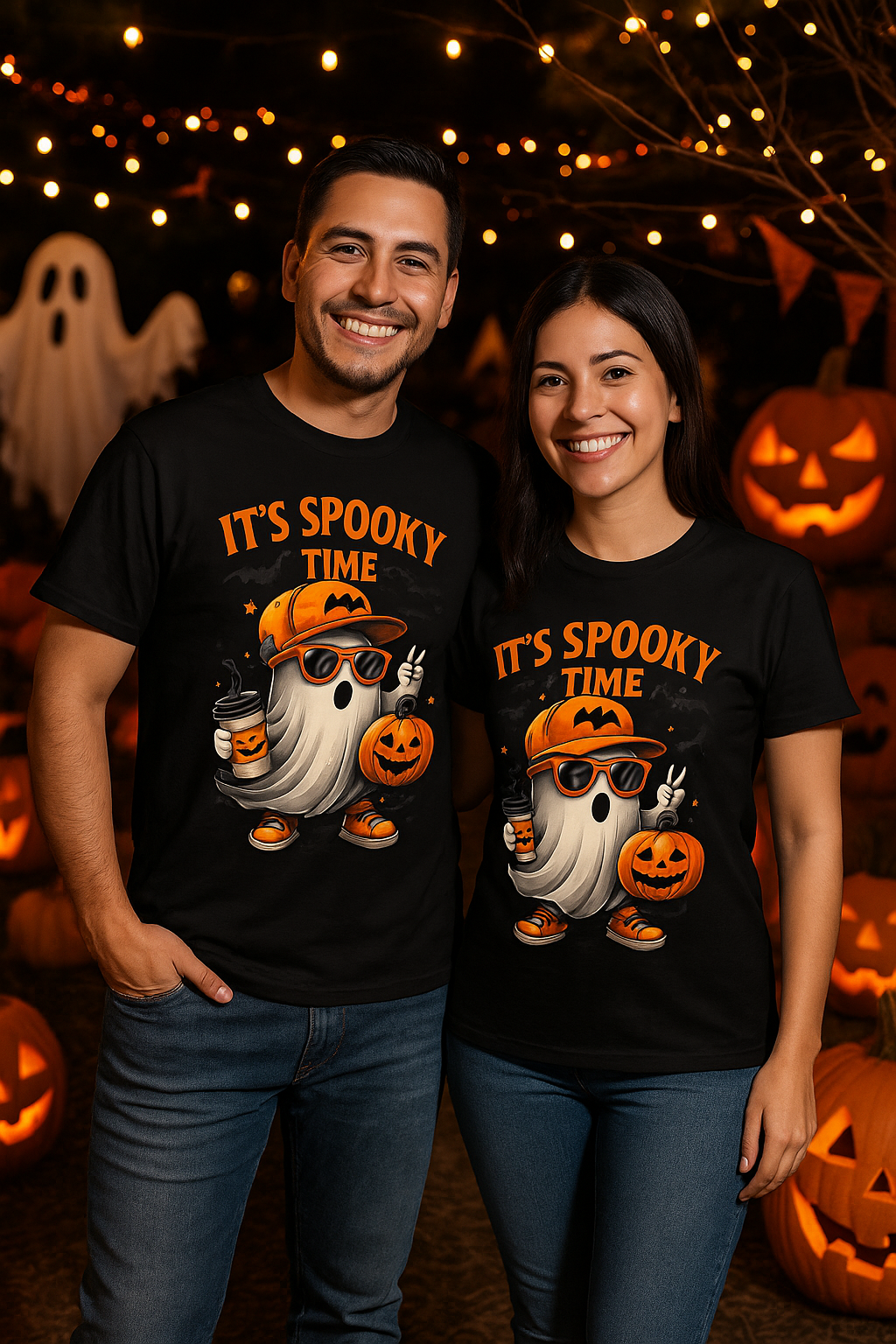 Spooky Time Ghost T-Shirt