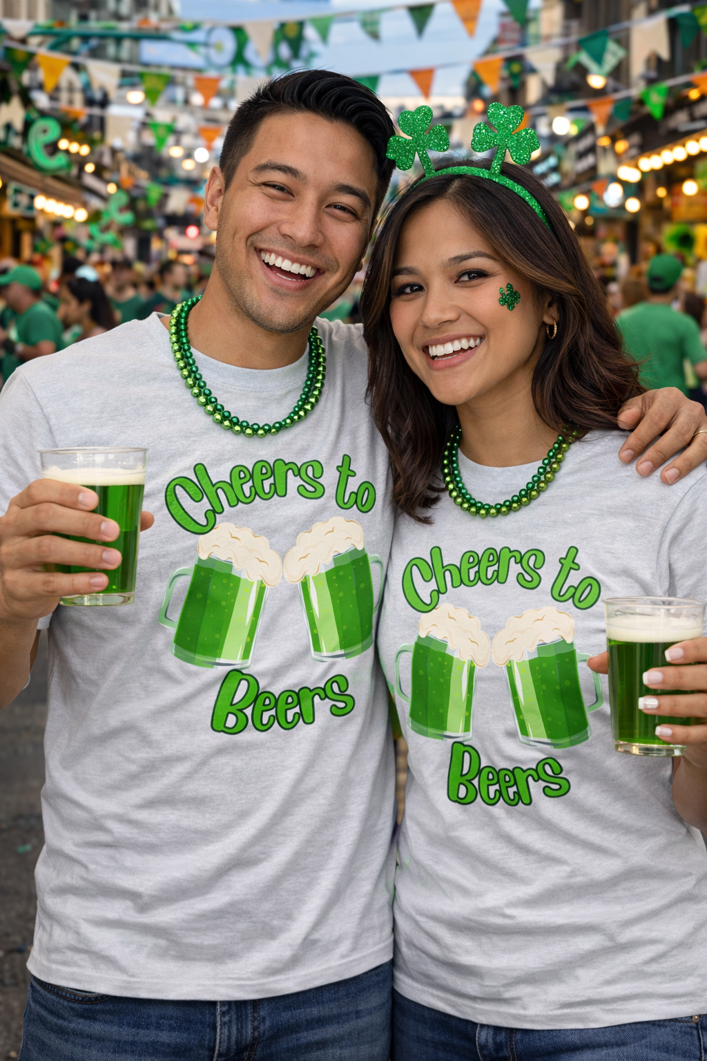 Cheers to Beers St. Patrick's Day T-Shirt —1