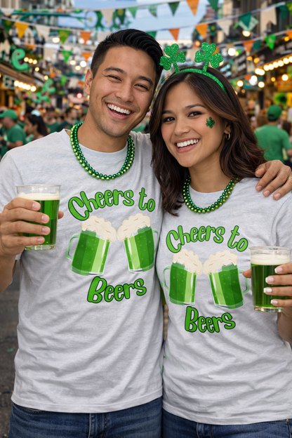 Cheers to Beers St. Patrick's Day T-Shirt —1