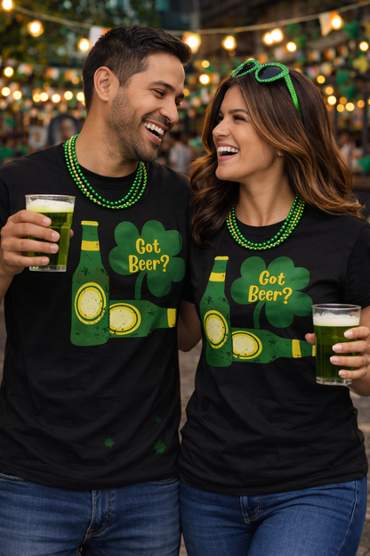 Got Beer? Shamrock Beer T-Shirt — 3
