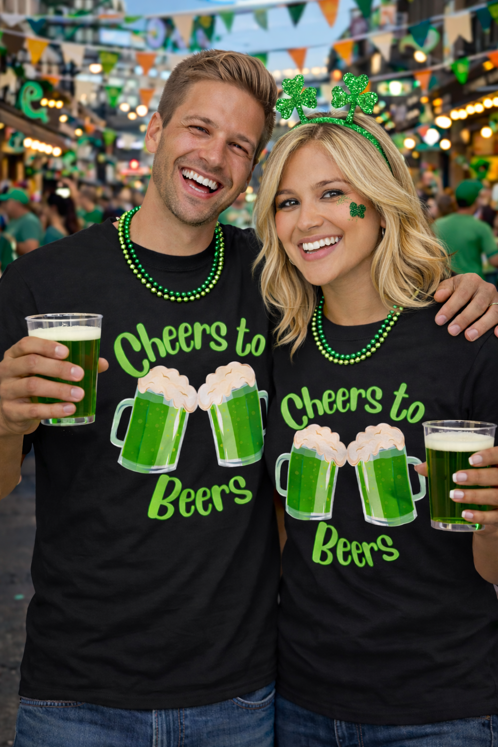 Cheers to Beers St. Patrick's Day T-Shirt —1