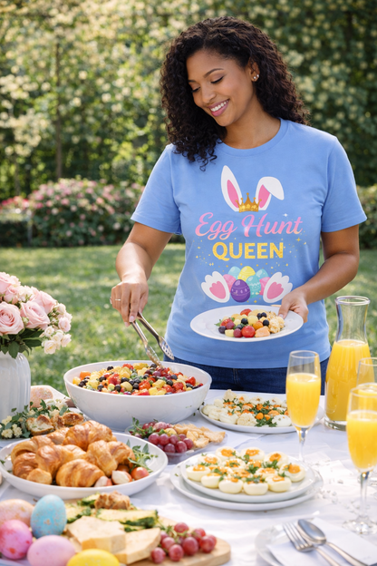 Easter Egg Hunt Queen T-Shirt-1