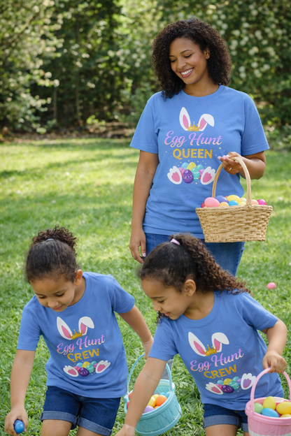 Easter Egg Hunt Queen T-Shirt-1
