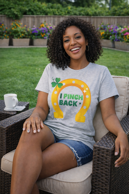 St. Patrick's Day T-Shirt - I Pinch Back