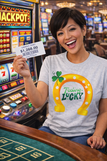 Feeling Lucky Horseshoe T-Shirt — St. Patrick’s Day Lucky Tee