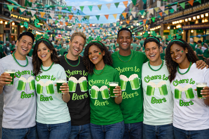 Cheers to Beers St. Patrick's Day T-Shirt —1