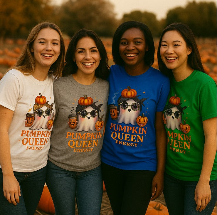 Pumpkin Queen Energy Halloween Tee