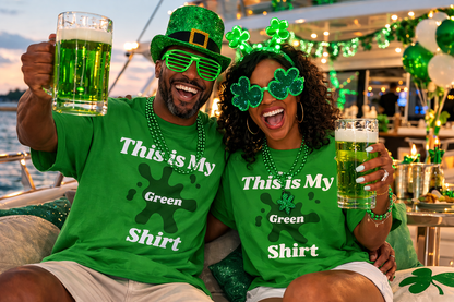 This Is My Green Shirt Tee 3 — Funny St. Patrick's Day Green T-Shirt