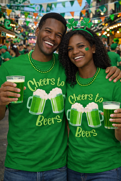 Cheers to Beers St. Patrick's Day T-Shirt —1