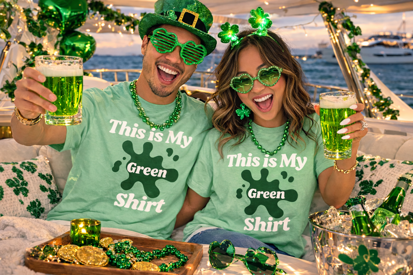 This Is My Green Shirt Tee 3 — Funny St. Patrick's Day Green T-Shirt
