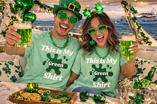 This Is My Green Shirt Tee 3 — Funny St. Patrick's Day Green T-Shirt